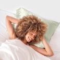 thumbnail image 4 of Satin Pillowcase - Sage, 4 of 5
