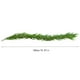 thumbnail image 3 of Guirnalda de Navidad Artificial | Rama realista de pino Norfolk verde de 71 pulgadas | Decoración navideña de plástico para chimenea de pared de repisa de mesa | Diseño flexible y duradero |, 3 of 8