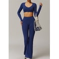 thumbnail image 4 of Conjuntos de entrenamiento for mujer, 2 piezas, sujetador deportivo, camiseta sin mangas, polainas de cintura alta, gimnasio, Yoga, ropa activa, Top de entrenamiento for mujer, 4 of 7