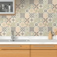 thumbnail image 3 of Walplus Peel and Stick Backsplash Kansas Baby Rose and Pastel Green Wall Tile Decals 96 Pcs 6" x 6", 3 of 7