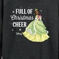 thumbnail image 3 of Disney - Full Of Christmas Cheer Tiana - Women's Lightweight French Terry Long Sleeve Shirt, 3 of 5