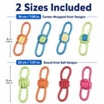 thumbnail image 4 of MGEZCOO Puppy Toys 8 Pack, Dog Rope Toys for Small Medium Dogs, 7.09-7.87 Inch Braided Rope Chew Toys with Loop Knots for Tug, Fetch, Teething and Interactive Play, 4 of 8