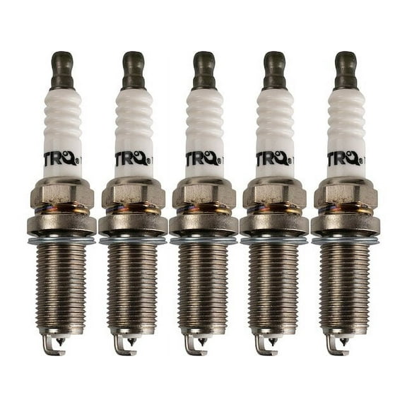 Spark Plug Set 5 Piece - Compatible with 1998 Volvo S70 2.4L 5-Cylinder Naturally Aspirated