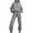 Gray #1, variant on pstuiky Sweatsuits 2PCS Sets Womens,Winter Thick Fleece Warm Long Sleeve Hoodies Sweatshirt Casual Sweatpants Plus Size Tracksuit Outfits Lounge Sets for Women