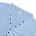 thumbnail image 6 of Men's V-Neck Button T-Shirts Short Sleeve Tees Henley T-Shirt Summer Base Tops, 6 of 9