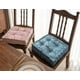 thumbnail image 4 of Nvzi Diamond Pattern Chair Pads with Handle Soft Comfy Velvet Seat Chair Cushion for Dining Chairs, Office Chairs, Hardwood Floors (Blue,16x16), 4 of 5