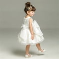 thumbnail image 5 of Douhoow Newborn Baby Girl Party Pargeant Dress Infant Bowknot Sleeveless Tutu Dress Birthday Dress, 5 of 8