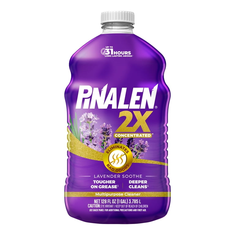 Pinalen 2X Max Aroma All-Purpose Cleaner, Lavender, 128 fl oz photo 1