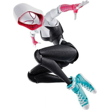 S-Piderman: Into The Spider-Verse Spider Gwen Spider Ham SV Action Super Heroes 6 inches / 16 cm Joints Moveable PVC Figure Collectible Model Figurine Statue