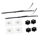 thumbnail image 3 of Correas de anclaje para pared de TV, kit de anclajes para muebles, cómoda, estantería y pantalla plana. 2 unidades, 3 of 9
