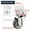 1.5 Inch No Brake, variant on 1Pcs Heavy Duty Casters 20Kg Mute Swivel Wheels For Moving Furniture Chair Crib 1.5 Inch No Brake
