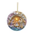 thumbnail image 3 of Adornos navideños colgantes,Adorno para árbol de Navidad Adorno colgante de Navidad,figurilla colgante pequeño magnífico Jesús acrílico,nacimiento pesebre nacido fiesta religiosa, 3 of 8