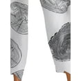 thumbnail image 4 of DYMADE Women Plus Size Cotton Linen Floral Printed Casual Capri Pants, 4 of 4