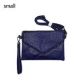 thumbnail image 4 of Qarigey Bolso de hombro para mujer, bandolera de Color sólido, bolso de almacenamiento, estuche de viaje, cierre de cremallera, bolsos de moda para Carteras Azul Pequeño Qarigey AP013844-02, 4 of 6