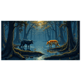 thumbnail image 3 of Forest Theme Wolf Image Backdrop Banner Decorative Party Background Photography Props Event Decoration Birthday Celebration Supplies, 3 of 4