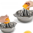 thumbnail image 3 of Exprimidor de limón de acero inoxidable, exprimidor de naranja manual para el hogar, pequeño mini exprimidor de naranja portátil, 3 of 4