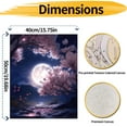 thumbnail image 2 of JYLMOOD Colorful Acrylic Paint by Numbers Kit for Adults, Easy DIY Painting for Home Wall Decor, 16" W x 20" L, 2 of 6