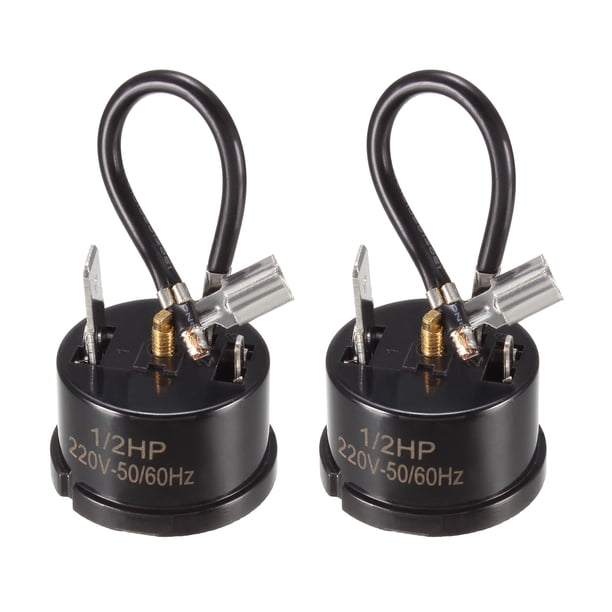 2Pcs Protector térmico de sobrecarga para refrigerador 1/2HP 375W Repuesto