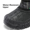 thumbnail image 4 of DREAM PAIRS Kids Boys Girls Waterproof Mid Calf Snow Boots Outdoor Insulated Winter Warm Duck Boots Black/Green Size 4, 4 of 7