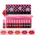 thumbnail image 1 of Exquisite10Pcs Lip Tint Stain Set Mini Liquid Lipstick, Moisturizing Lip Gloss, Multi-Use Lip and Cheek Tint, Non-Stick Cup, Long-Lasting, 1 of 5