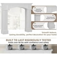 thumbnail image 5 of EPICOZY 43.3" Fireplace Mantel, Freestanding Fireplace Surround with Leg for Electric Fireplaces, MDF Mantel Surround with Shelf for Living Room with Decorative Pattern, Anti-Tipping & Waterproof, 5 of 7