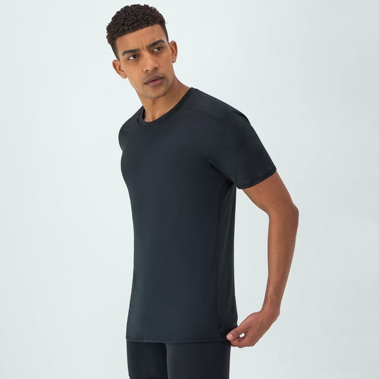 Hanes Moves Men's Breathable X-Temp Crewneck T-Shirt Pack Black