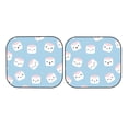thumbnail image 7 of Balery 2 Piece Cartoon Sushi Car Windshield Sun Shade|Foldable Front Windshield Shade for Car Front Window for Most Sedans SUV Truck-Small, 7 of 7
