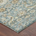 thumbnail image 3 of Addison Rugs Chantille Indoor/Outdoor Traditional Global Teal Machine Washable Round Rug, 8' x 8', 3 of 8