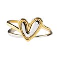 thumbnail image 3 of mtvxesu Rings Fashion Personality Irregular Lady Two-piece Ring Love Ring Set Fashion Personality Ring Female Ring Sale, 3 of 3