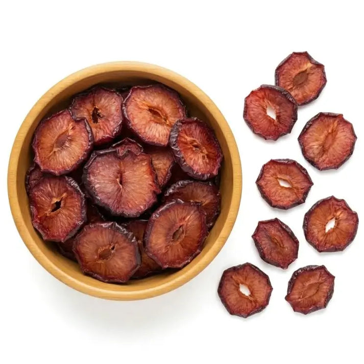 NY SPICE SHOP Dried Red Plums - 3 Pound - Sweet California Sun Dried Plums - Sweetened Red Plums - Dried Plum Halves - Soft Red Plum Pieces
