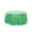 Green, variant on Holloyiver 23.6" Round Sequin Table, Cloth Sequin Table Cover, Sparkly Drape Table Cloths Table Overlay for Wedding Party Cake Dessert Table Christmas Decoration