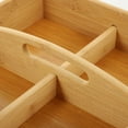 thumbnail image 4 of BESTYASH Brown Plastic 4Compartment Dry Fruit Serving Case for Storage and Home Decoration, 4 of 8