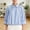 Sky Blue, variant on LEKODE Womens 3/4 Length Puff Sleeve Tops Business Casual Dressy Work Blouses Sky Blue XS