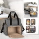 thumbnail image 3 of Bolsa de viaje para maquillaje LUXJA, grande, con 3 fundas extraíbles, color gris, 3 of 8