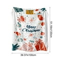 thumbnail image 3 of Large Flannel Christmas Blanket 130x100cm Digital Print Throw Oversized Holiday Bedding Sofa Cover Warm Comfortable Polyester Fabric, 3 of 5