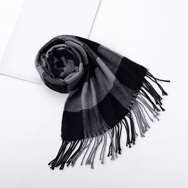 WEAIXIMIUNG Silk Scarves New Fashionable Soft Texture Universal Classic Autumn and Winter Scarf