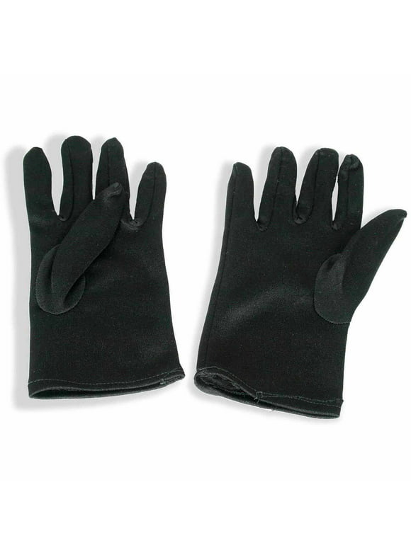 Theatrical Black Gloves Child Halloween Costume Accessory
