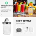 thumbnail image 3 of Home Citrus Reamer Lemon Squeezer Orange Juicer Fruit Lublic Mason Can Squeezer, 3 of 8