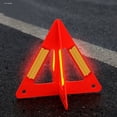 thumbnail image 1 of PENGX Reflective Triangle Warning Sign - ABS Material  Durable Rear Position Safety Indicator for Emergency Car Use, 1 of 7