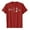 Red, variant on Casual Short Sleeve Round Neck T Shirt With Letter Print for Everyday Wear Womens Casual Work Tops Tech Short Mod Bod Tops Apparel Short T Shirts Women Shirt Light Stretch T