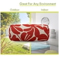 thumbnail image 3 of Majestic Home Goods Bolster Pillow Plantation Red, 3 of 5