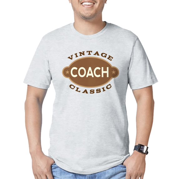CafePress - Coach Gift (Vintage) Men's Classic T Shirt - Fitted T-Shirt, Vintage Fit Soft Cotton Tee