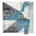 thumbnail image 2 of MDA Rug Imports Orelsi Collection Grey/Turquoise Area Rug 3'9'' X 5'9'' 4' x 6' Indoor,Accent Rectangle, 2 of 5