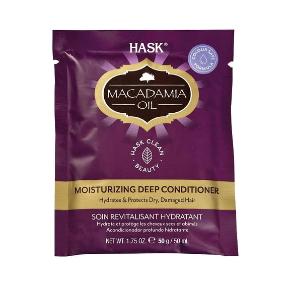 Hask Macadamia Oil Moisturizing Deep Conditioning Treatment, 1.75 oz