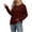 #H-Wine, variant on GuangCheng Womens Solid Long Sleeve Tops Round Neck Knitted Warm Pullover Sweater Blouses