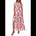 thumbnail image 1 of Vestido Bohemio Floral de Corta para Mujer Imagen 2, Talla XXL, 1 of 9