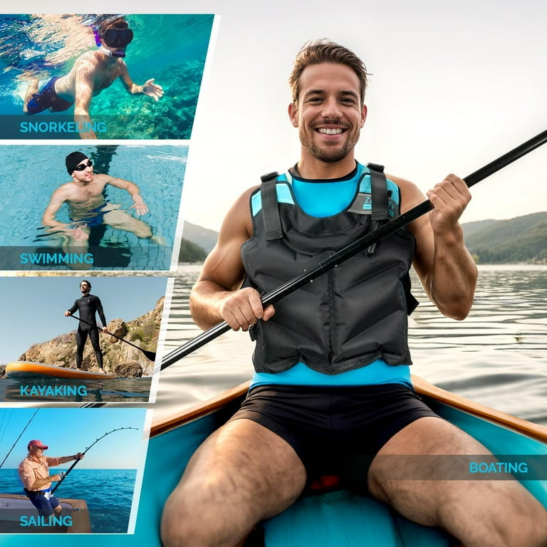 Zeraty Life Jacket for Adult, Swim Vest for Adults, Swim Jacket