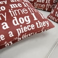 thumbnail image 5 of Home Soft Things Christmas Throw Pillow Cover 4 Piece Set - My Heart - 20" x 20", 5 of 6