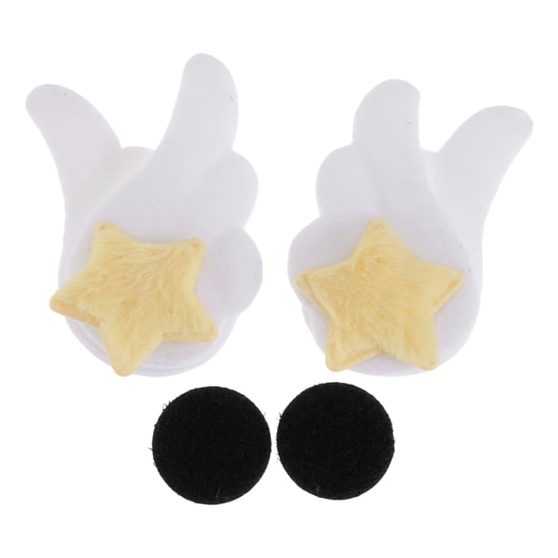 Accesorios de Casco de Motocicleta Decoración Alas de Estrella de Doble Capa para Cascos de Motocicleta Bicicleta Esquí Etiqueta de Tela Blanca 1 Juego