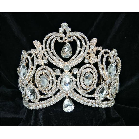 8.3 oz Crown with 2 Diamond Pendant - Rose Gold